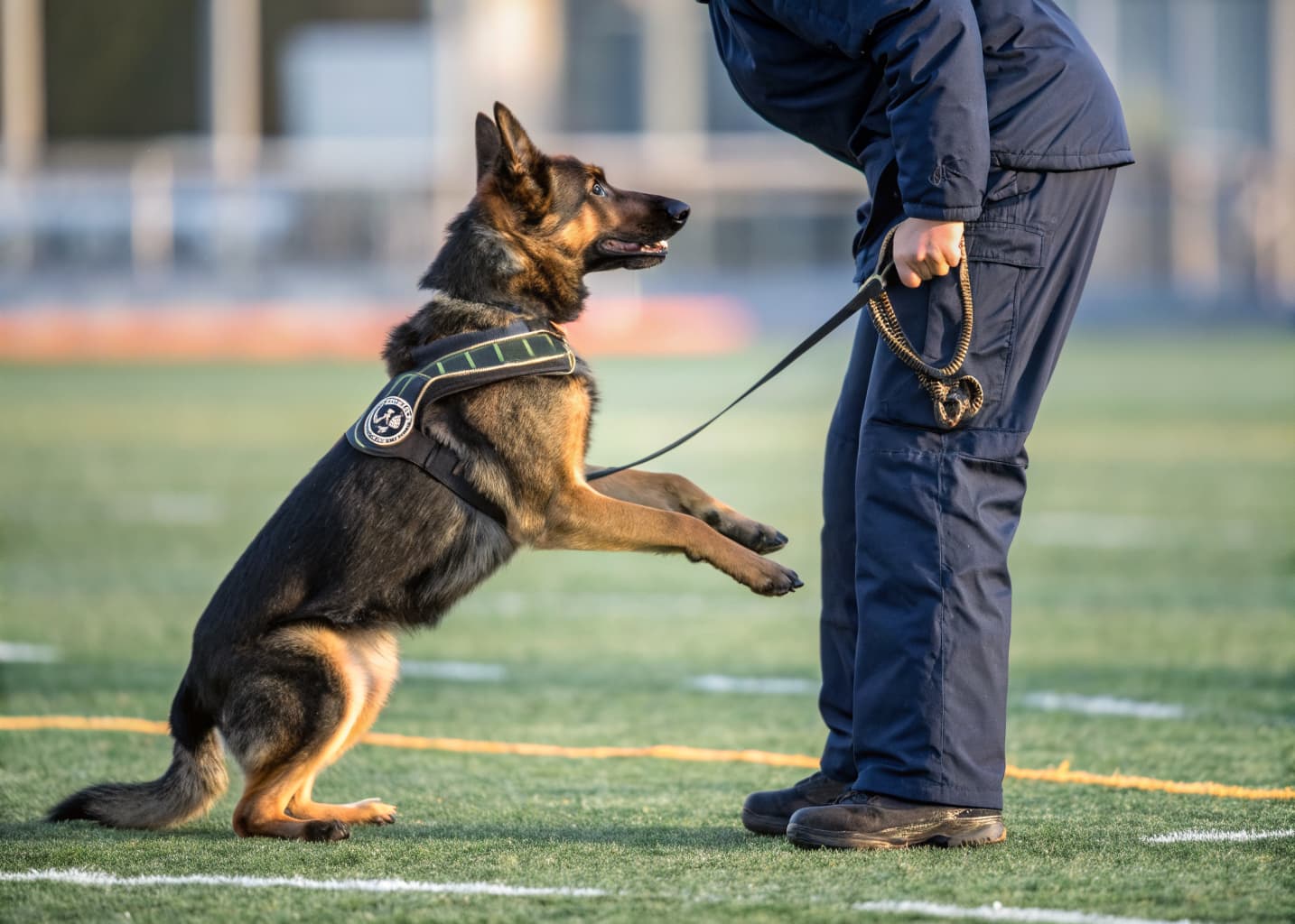Working Line German Shepherd IGP Obedience Training | Falcon K9 Protection